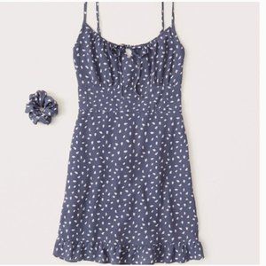 Abercrombie & Fitch Tie-Front Mini Dress
